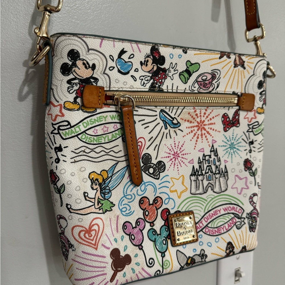 Dooney & Bourke Disney Crossbody Bag - White and Brown